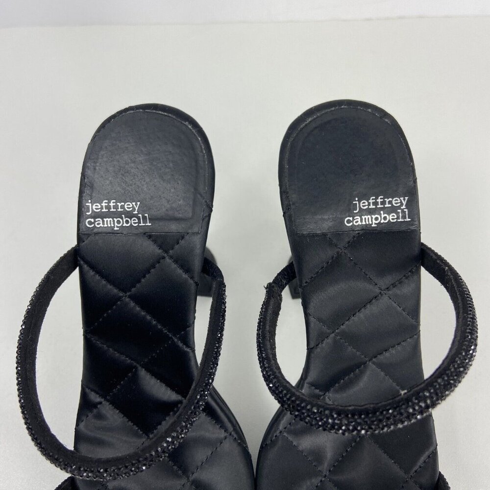 Jeffrey Campbell Movie Sz 7.5 Slide Sandal 5” Platform Heel 90's Vtg Style - Picture 5 of 10